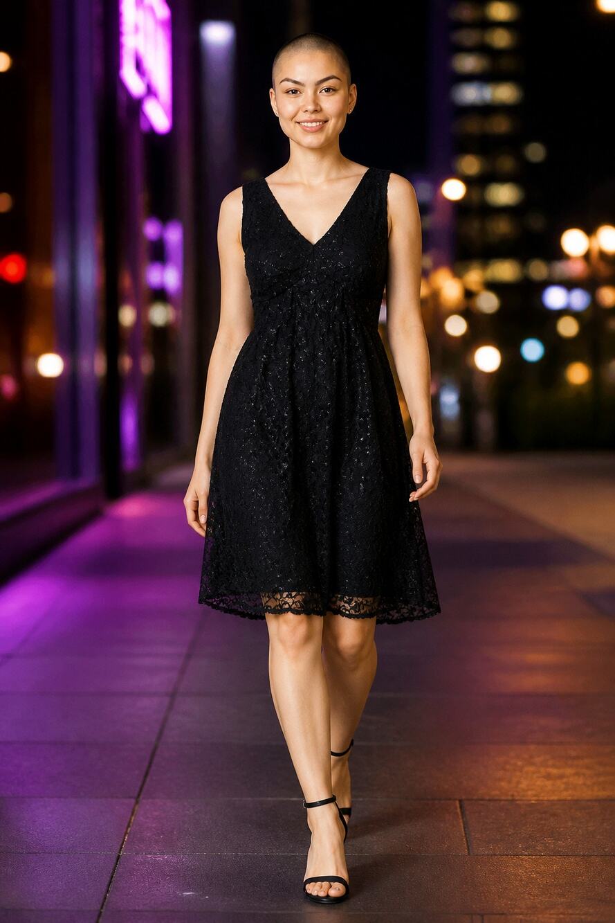 THE LIMITED Little Black Cocktail Party Dress V-neck - Size 6